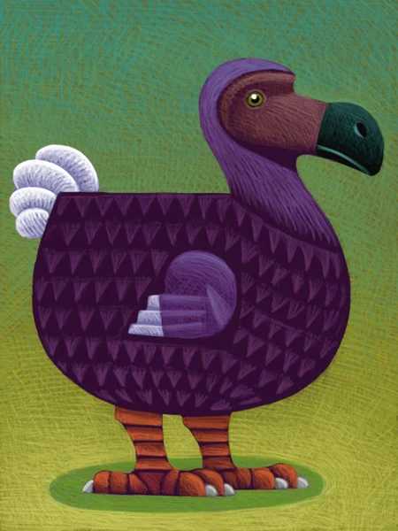 Illustrazione di Dodo — Foto Stock