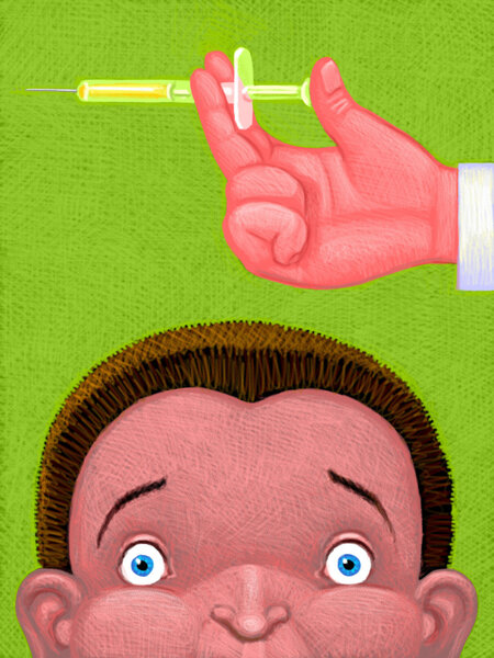 Illustration of Hypodermic Needle