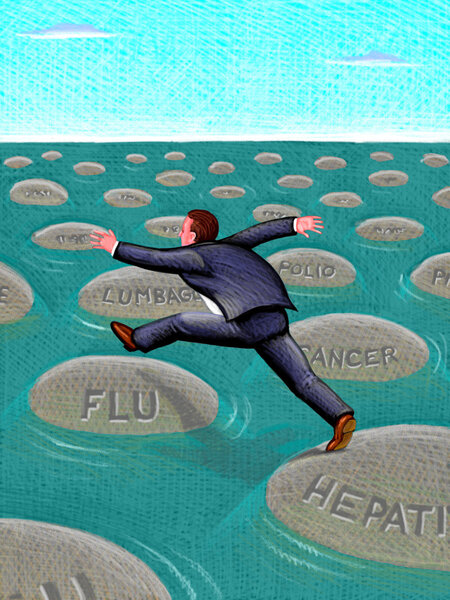 Иллюстрация ипохондрии
