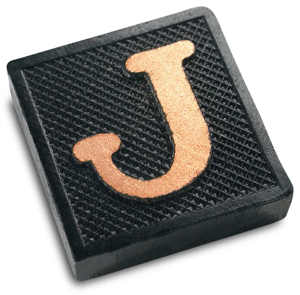 Photograph of Game Tile Letter J — Stock Photo, Image