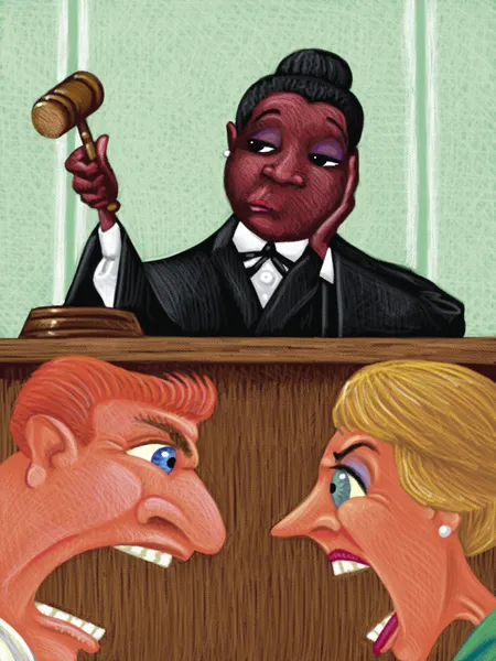 Illustration of Judge — Stock Photo, Image