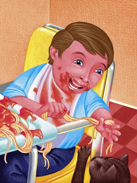 Illustration of Kid Mess — Stock Photo, Image