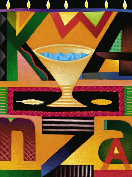 Illustration of Kwanzaa — Stock Photo, Image