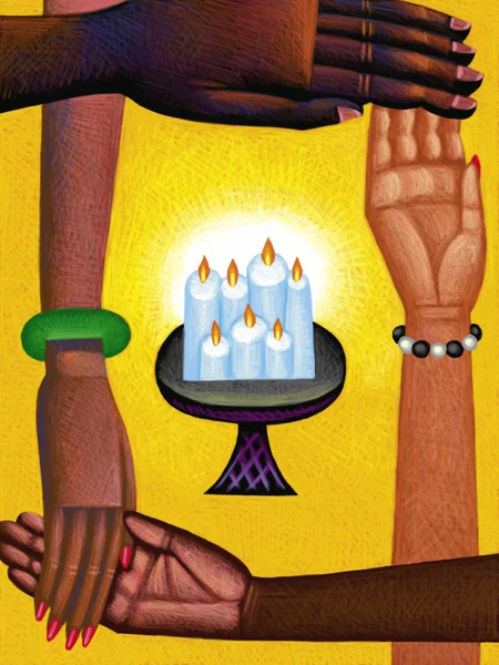 Ilustração de Kwanzaa — Fotografia de Stock