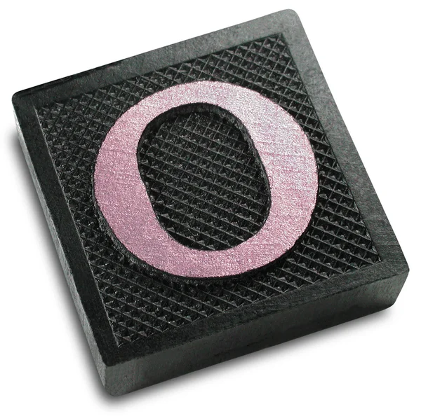 Photograph of Game Tile Letter O — Stock Photo, Image