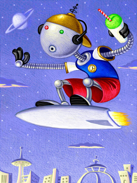 Иллюстрация Робокида
