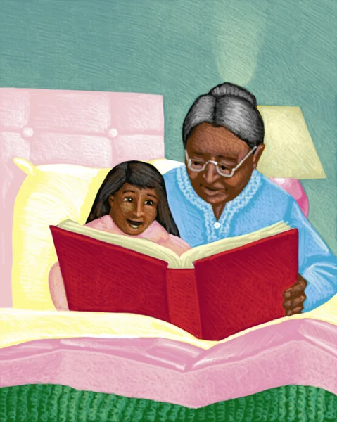 Illustration of Story Time — Stock Photo, Image