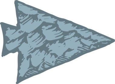 Illustration of Arrowhead clipart