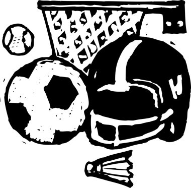 Atletizm vektör çizim