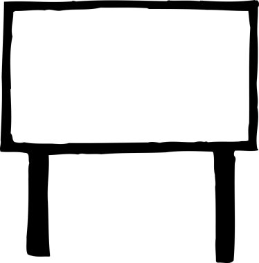 billboard vektör çizim