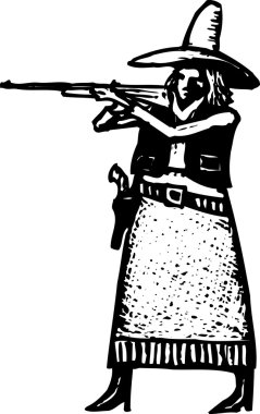 gravür çizimi calamity jane