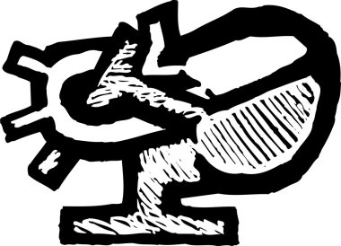 vektör kalp illüstrasyonu