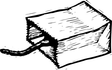 gravür illüstrasyon kedi