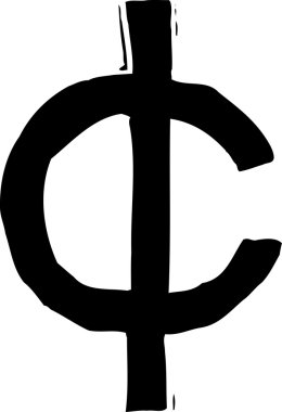 cent gravür çizimi