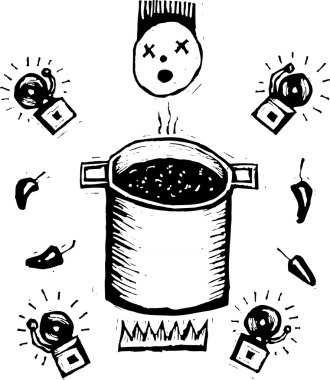 Chili vektör çizim