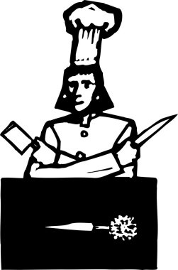 chop chop gravür çizimi