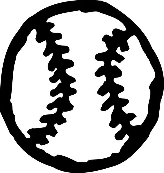 Ilustración vectorial del béisbol — Archivo Imágenes Vectoriales