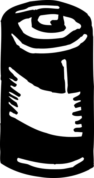 Vektor Illustration Symbol der Batterie — Stockvektor