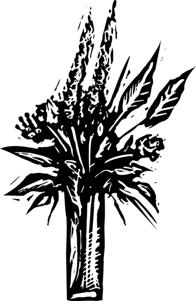 Vector Ilustración de ramo de flores — Vector de stock