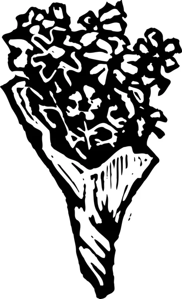 Vektor Illustration des Blumenstraußes — Stockvektor