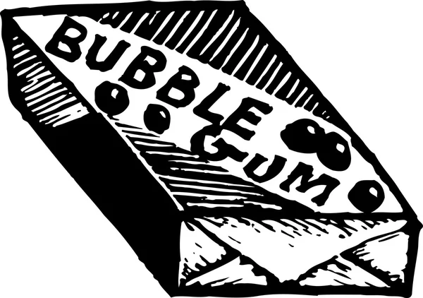 Ilustracja wektorowa pakietu bubble Gum — Wektor stockowy