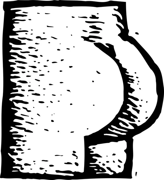 Vector Illustration of Butt — Stock Vector