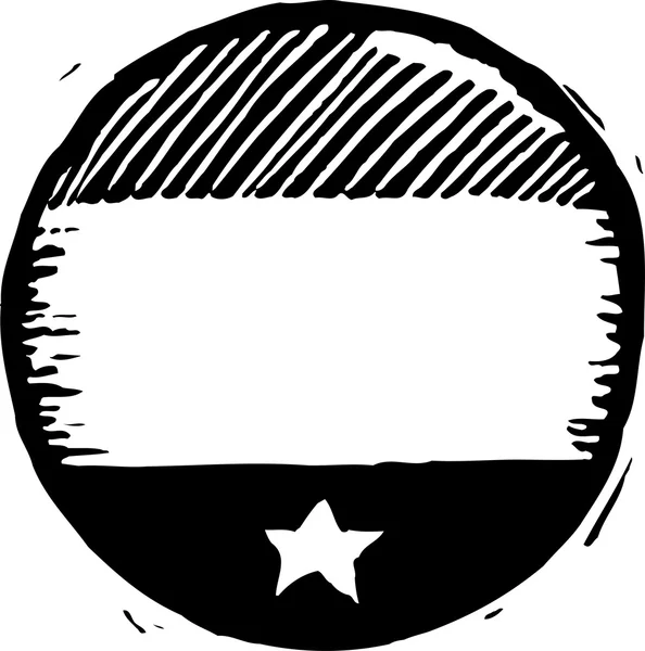 Ilustración vectorial del botón político — Archivo Imágenes Vectoriales
