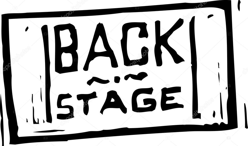 Vector Illustration of Back Stage Pass