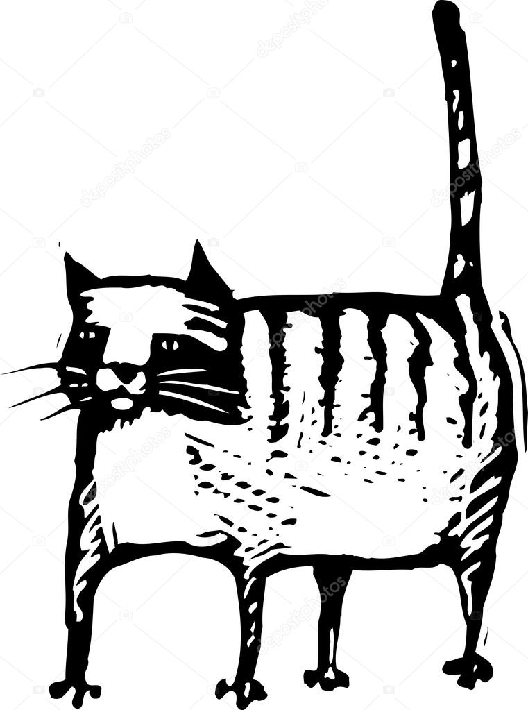 Vector illustration of Big Cat