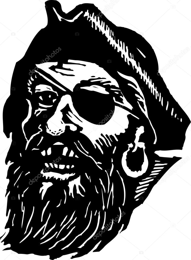 Vector Illustration of Blackbeard