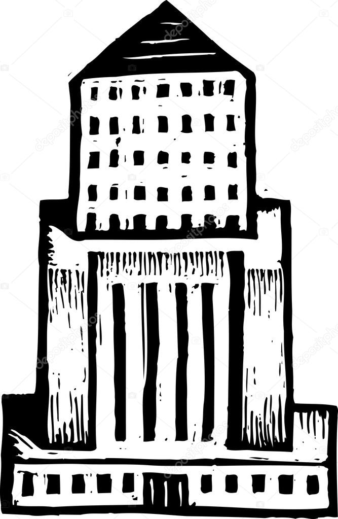 Vector Illustration of Government Building