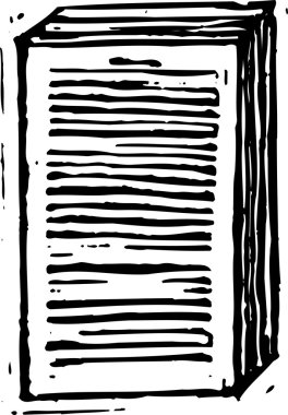 Sözleşme veya evrak vektör çizim