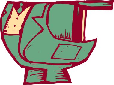 disko takım elbise çizimi