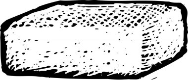 Silginin vektör illüstrasyonu