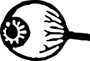 göz küresi simgesini