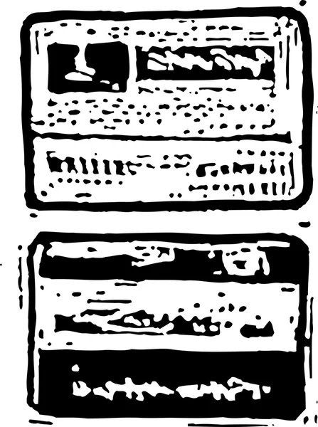 矢量图的信用卡 — 图库矢量图片