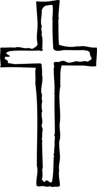векторная иллюстрация христианского креста