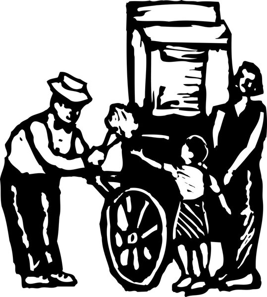 Vector illustration of Cotton Candy