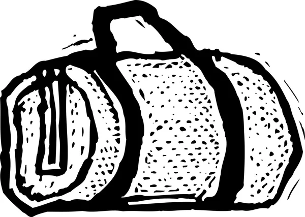 Vector Illustration of Duffel Bag — Stock Vector