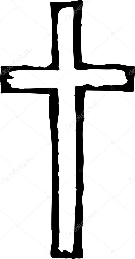Vector Illustration of Christian Cross