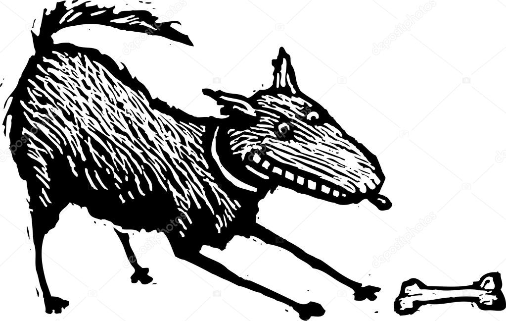 Vector illustration of Dog
