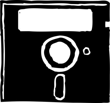 disket gravür çizimi