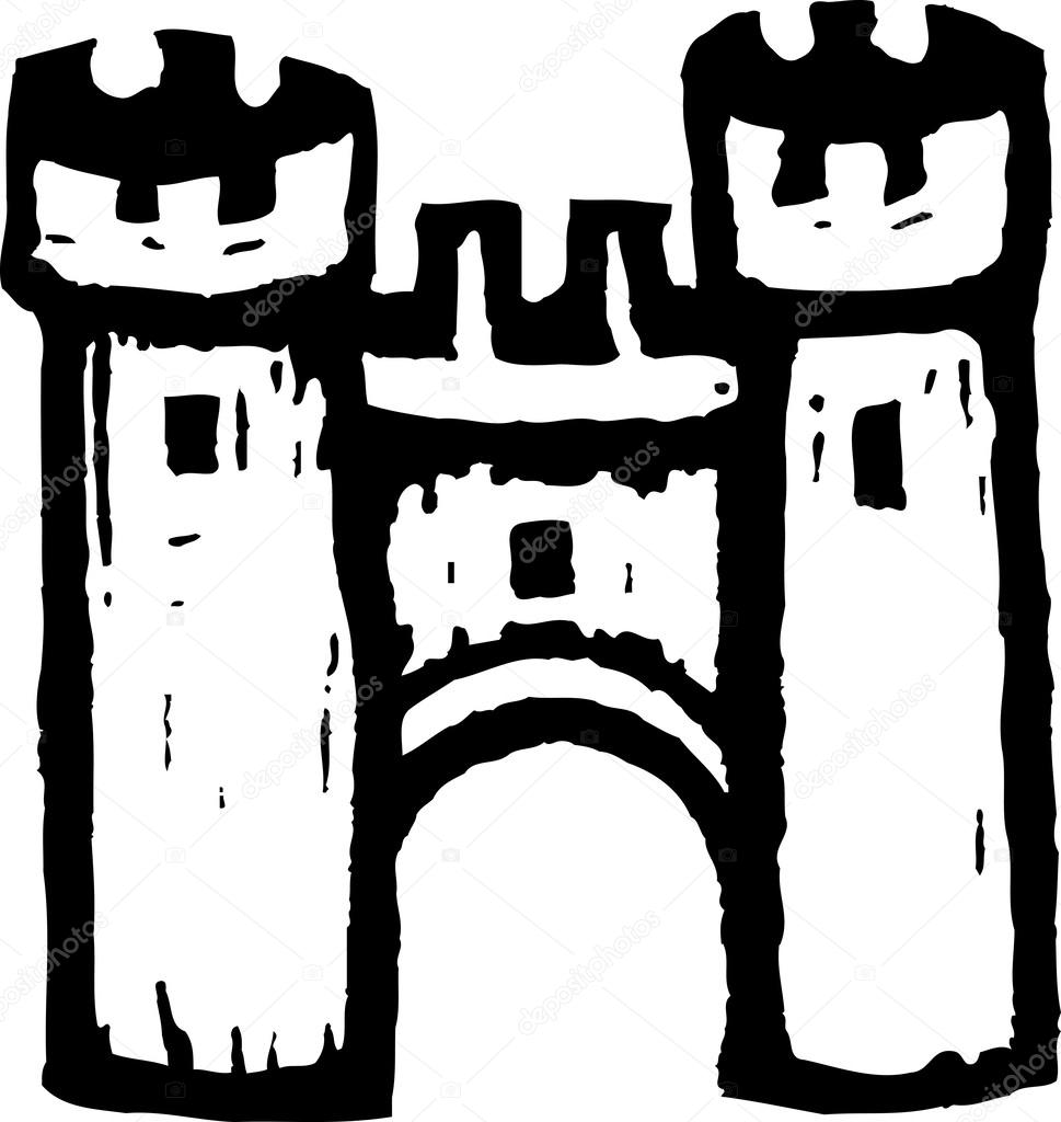 Aquarium Fish Castle — Stock Vector © ronjoe 29559027