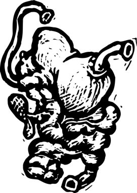 gravür cesareti gösteren resim