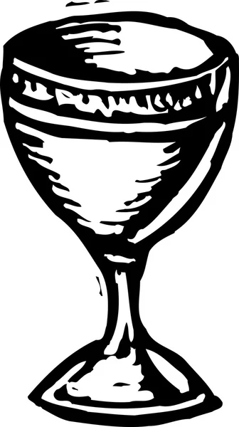 圣杯的木刻插图 — 图库矢量图片
