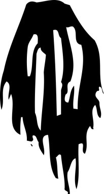 çene saç vektör çizim