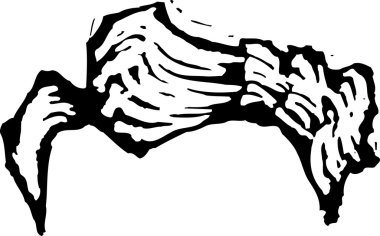 matine idol saç vektör çizim