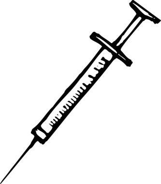 Vector Illustration of Hypodermic Needle