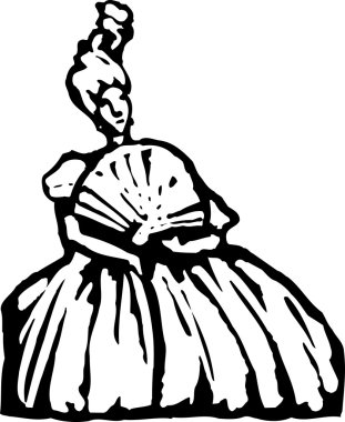 gravür resmi marie antoinette