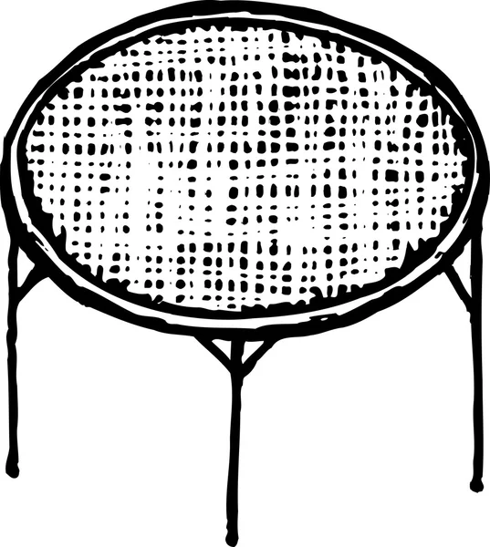 Illustrazione Woodcut della tabella di scheda — Vettoriale Stock